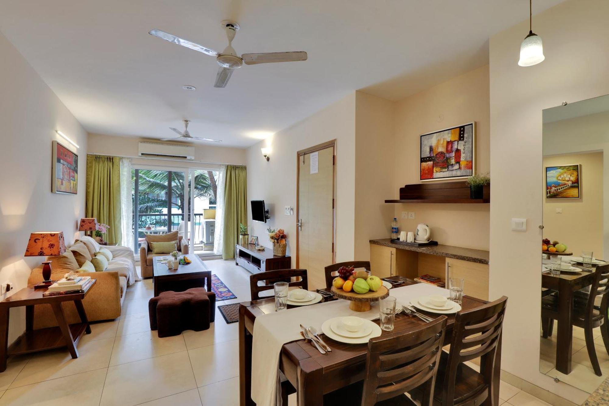 Veera Strand Park Serviced Apartments Near Calangute Exterior foto